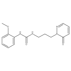 1-(2-methoxyphenyl)-3-(3-(6-oxopyridazin-1(6H)-yl)propyl)urea Structure
