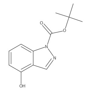Tert-butyl 4-hydroxy-1h-indazole-1-carboxylate Structure