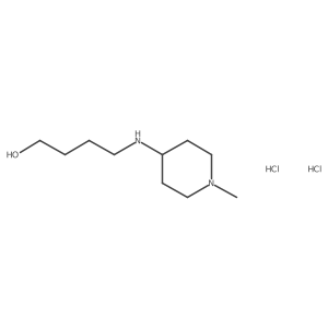4-[(1-Methyl-4-piperidinyl)amino]-1-butanol 2HCl Structure