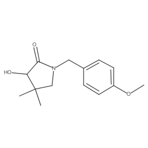 3-Hydroxy-1-(4-methoxybenzyl)-4,4-dimethylpyrrolidin-2-one Structure