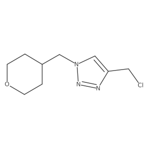 4-(chloromethyl)-1-[(oxan-4-yl)methyl]-1H-1,2,3-triazole Structure