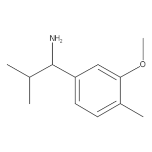 (R)-1-(3-Methoxy-4-methylphenyl)-2-methylpropan-1-amine Structure