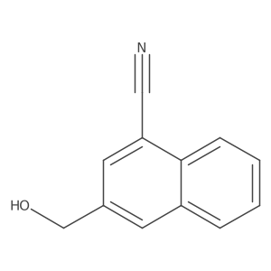 1-Cyanonaphthalene-3-methanol Structure