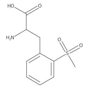 2-Amino-3-(2-methanesulfonylphenyl)propanoic acid结构式