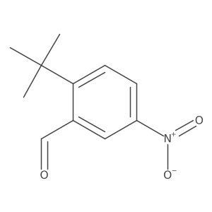 2-(tert-Butyl)-5-nitrobenzaldehyde Structure