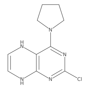 2-Chloro-4-(pyrrolidin-1-yl)-5,8-dihydropteridine Structure