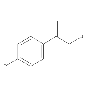1-(3-Bromoprop-1-en-2-yl)-4-fluorobenzene结构式