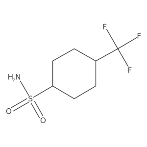 4-(Trifluoromethyl)cyclohexane-1-sulfonamide Structure