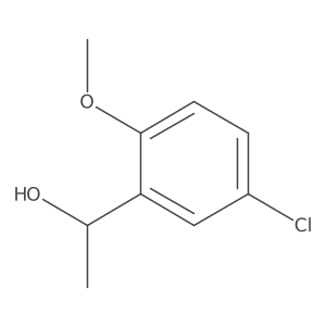 (R)-1-(5-Chloro-2-methoxyphenyl)ethan-1-ol结构式