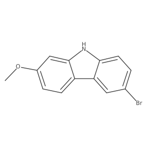 6-Bromo-2-methoxy-9H-carbazole Structure