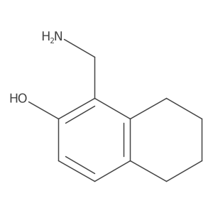 1-(Aminomethyl)-5,6,7,8-tetrahydronaphthalen-2-ol结构式