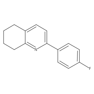 2-(4-Fluorophenyl)-5,6,7,8-tetrahydroquinoline结构式