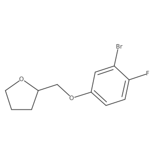 (S)-2-(3-Bromo-4-fluoro-phenoxymethyl)-tetrahydrofuran Structure