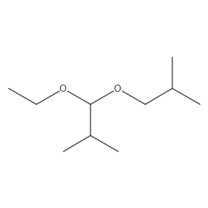 1-Isobutoxy-1-ethoxy-2-methylpropane Structure