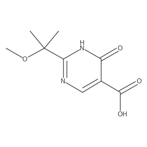 2-(2-Methoxypropan-2-yl)-6-oxo-1,6-dihydropyrimidine-5-carboxylic acid Structure
