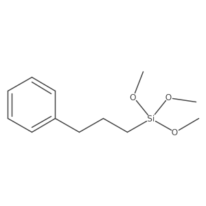 (3-Phenylpropyl)trimethoxysilane结构式