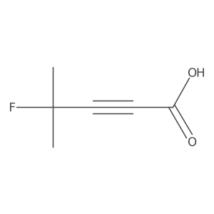 4-Fluoro-4-methylpent-2-ynoic acid Structure