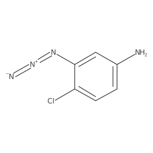 3-Azido-4-chloroaniline结构式