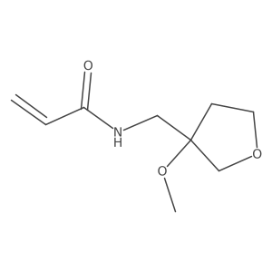 N-[(3-Methoxyoxolan-3-yl)methyl]prop-2-enamide结构式