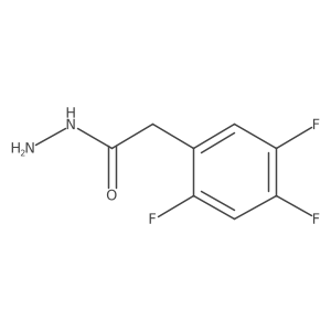 2-(2,4,5-Trifluorophenyl)acetohydrazide结构式