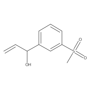 1-(3-Methanesulfonylphenyl)prop-2-en-1-ol结构式