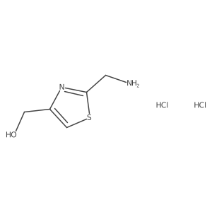 [2-(Aminomethyl)-1,3-thiazol-4-yl]methanol dihydrochloride结构式