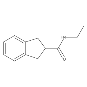 N-ethyl-2,3-dihydro-1H-indene-2-carboxamide结构式