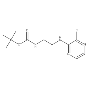 Tert-butyl (2-((3-chloropyrazin-2-yl)amino)ethyl)carbamate Structure