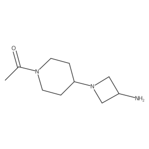 1-(4-(3-Aminoazetidin-1-yl)piperidin-1-yl)ethan-1-one Structure
