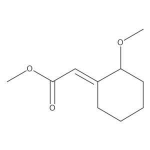 methyl 2-[(1Z)-2-methoxycyclohexylidene]acetate Structure