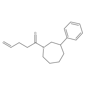 1-(3-Phenylazepan-1-yl)pent-4-en-1-one结构式