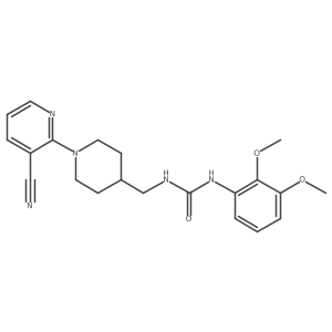 1-((1-(3-Cyanopyridin-2-yl)piperidin-4-yl)methyl)-3-(2,3-dimethoxyphenyl)urea结构式