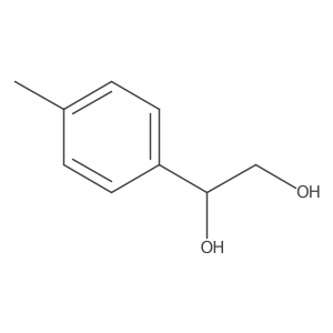 (R)-1-(4-Methylphenyl)-1,2-ethanediol Structure