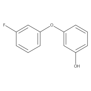 3-(3-Fluorophenoxy)phenol结构式