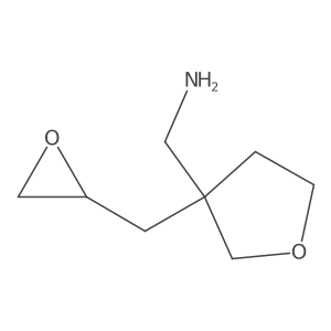 3-Furanmethanamine, tetrahydro-3-(2-oxiranylmethyl)- Structure