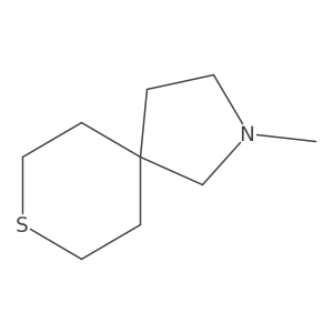 2-Methyl-8-thia-2-azaspiro[4.5]decane Structure