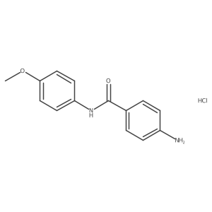 4-Amino-N-(4-methoxyphenyl)benzamide hydrochloride Structure