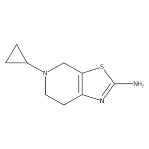 5-Cyclopropyl-4,5,6,7-tetrahydrothiazolo[5,4-c]pyridin-2-amine Structure