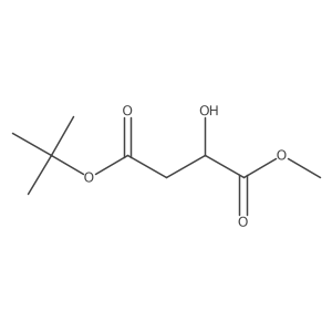 4-(tert-butyl) 1-methyl (R)-2-hydroxysuccinate Structure