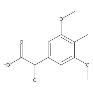 2-(3,5-Dimethoxy-4-methylphenyl)-2-hydroxyacetic acid结构式