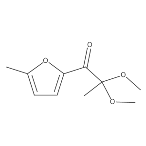 1-Propanone, 2,2-dimethoxy-1-(5-methyl-2-furanyl)- Structure