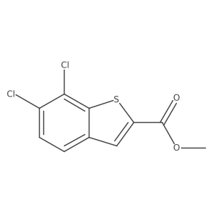 Methyl 6,7-dichlorobenzo[b]thiophene-2-carboxylate Structure