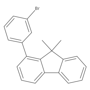 1-(3-Bromophenyl)-9,9-dimethyl-9H-fluorene Structure