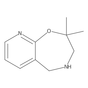 2,2-Dimethyl-2,3,4,5-tetrahydropyrido[3,2-F][1,4]oxazepine Structure