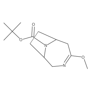 Tert-butyl 4-methoxy-3,9-diazabicyclo[4.2.1]non-3-ene-9-carboxylate Structure