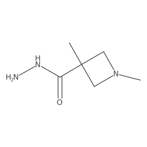 1,3-Dimethylazetidine-3-carbohydrazide Structure