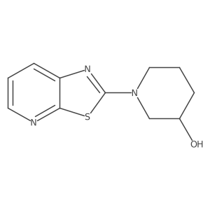 1-(Thiazolo[5,4-b]pyridin-2-yl)piperidin-3-ol结构式