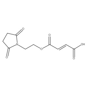 1-[2-(2,5-Dioxo-1-pyrrolidinyl)ethyl] (2Z)-2-butenedioate Structure