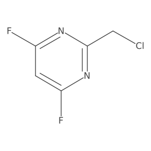 2-(Chloromethyl)-4,6-difluoropyrimidine Structure