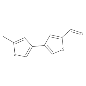 4-(5-Methylthiophen-3-yl)thiophene-2-carbaldehyde Structure